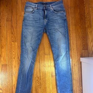 Nudie Jeans Lean Dean Skinny Stretch Fit Men’s 31x28.5 Denim Organic Cotton